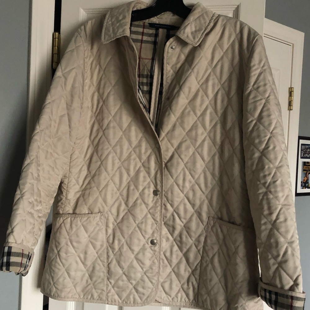 Spring diamond quilted Burberry Jacket
